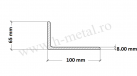 Cornier zincat 100x65x8 mm 2